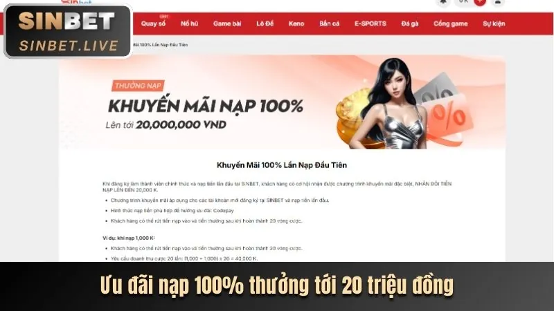 Tận dụng khuyến mãi 188v.com